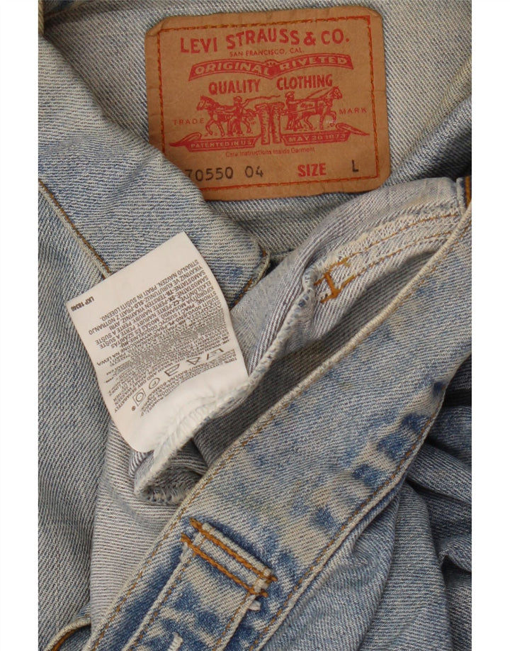 Giacca di jeans da uomo Levi's UK 40 grande cotone blu