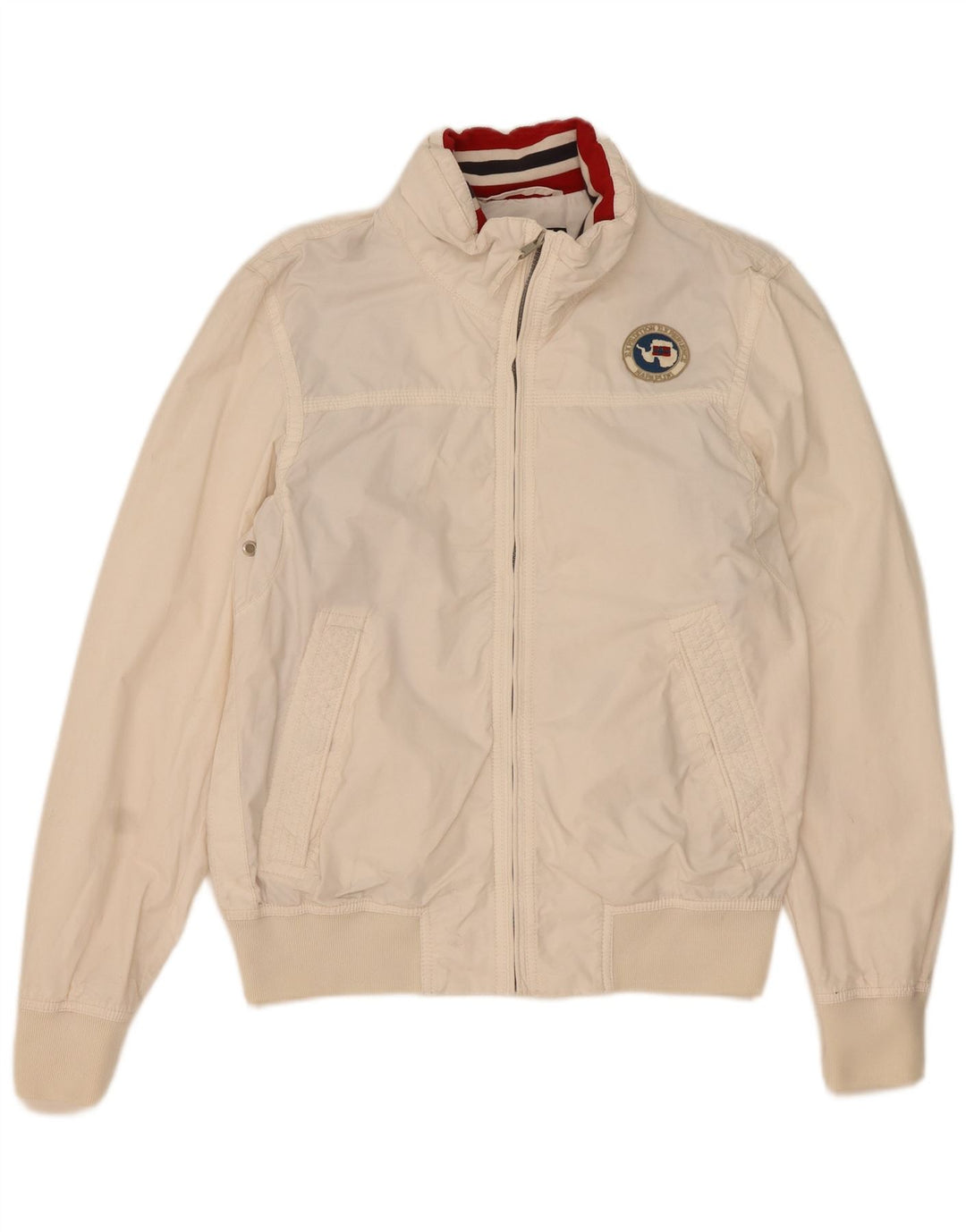 Giubbotto bomber da uomo NAPAPIJRI UK 38 cotone bianco medio