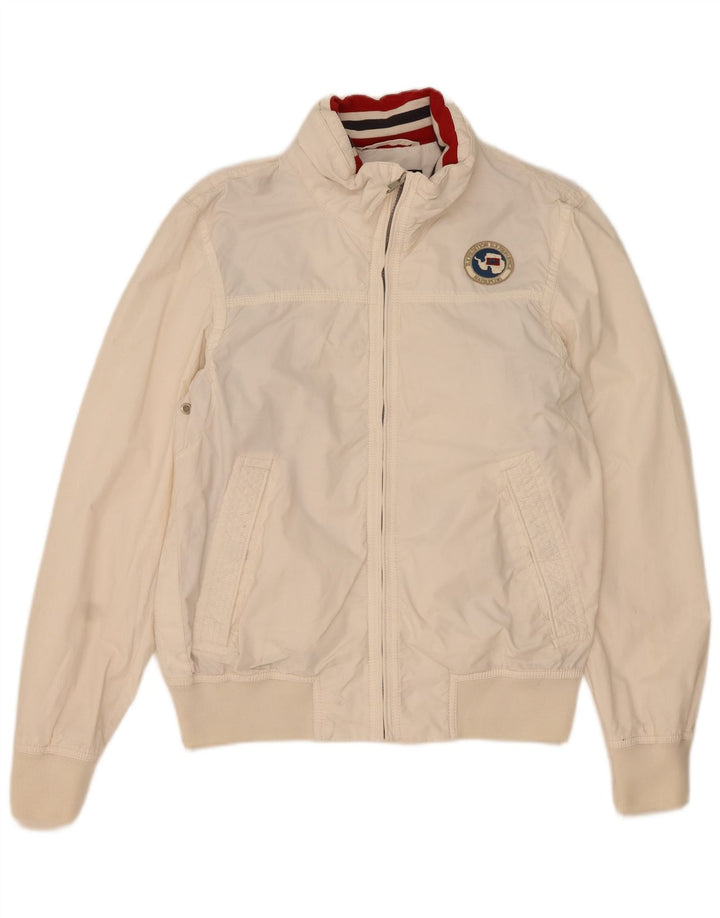 Giubbotto bomber da uomo NAPAPIJRI UK 38 cotone bianco medio