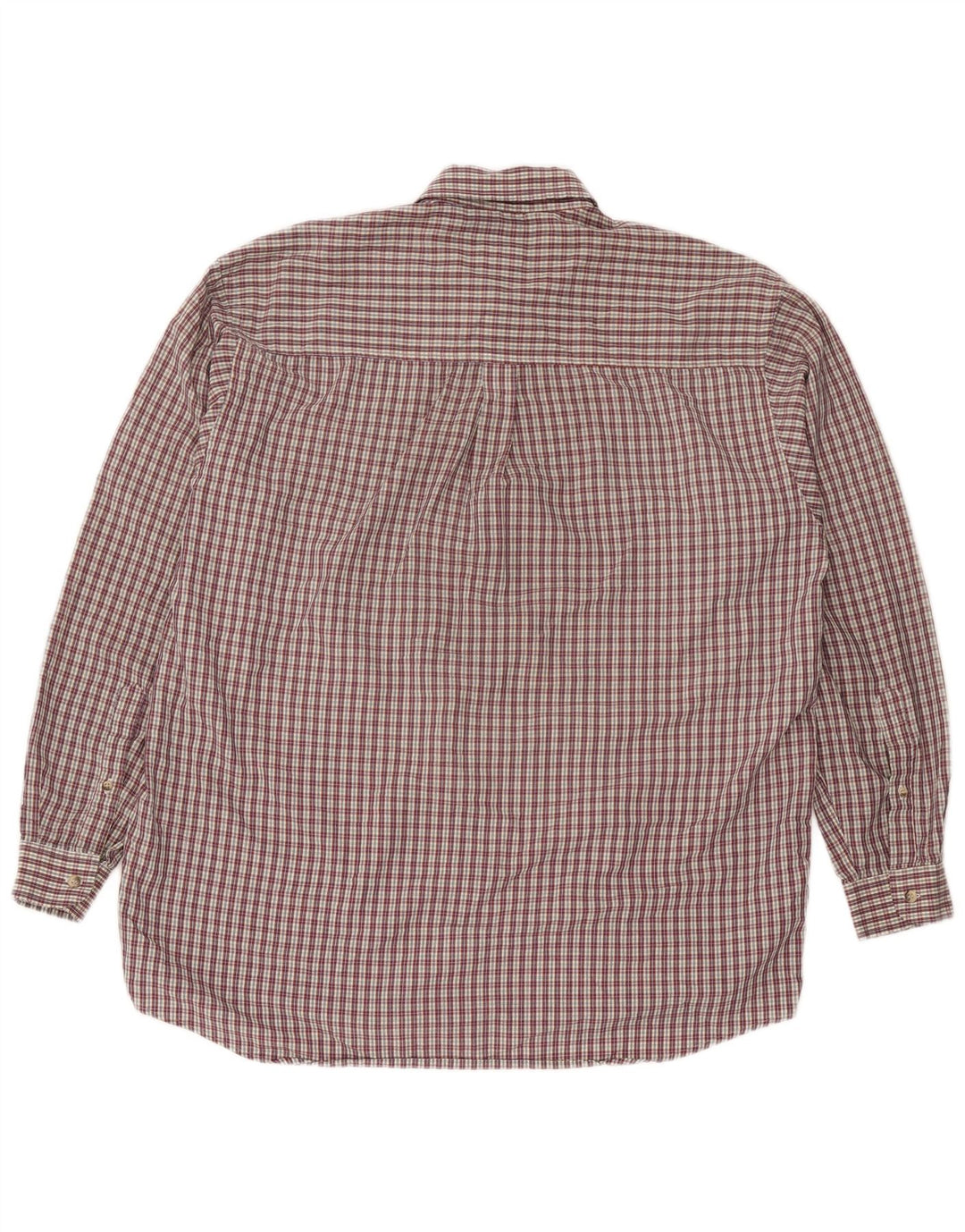 Camicia in flanella da uomo Rohan, poliestere a quadri rossi grandi