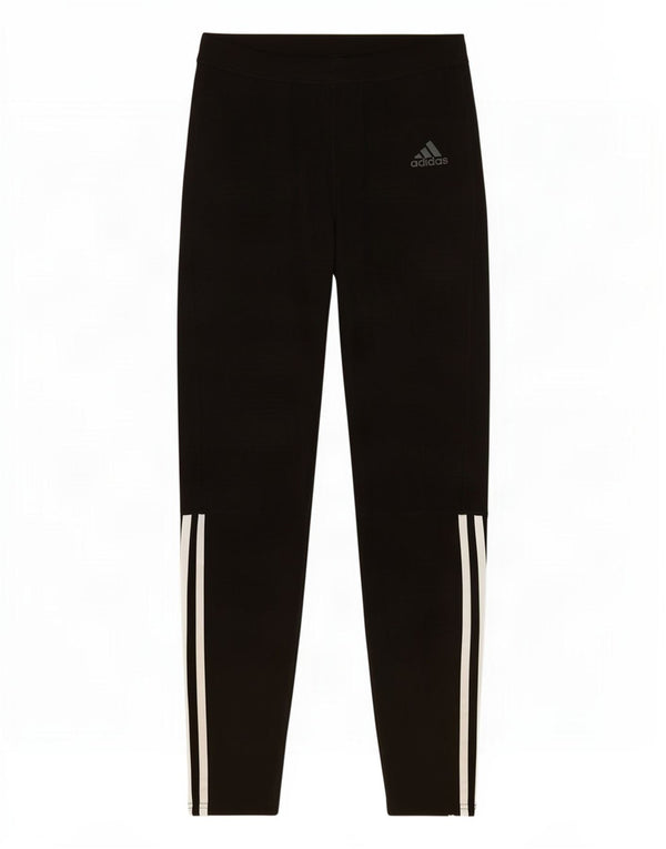 Pantaloni da tuta Adidas Climalite da donna UK 12 Medium Nero Poliestere
