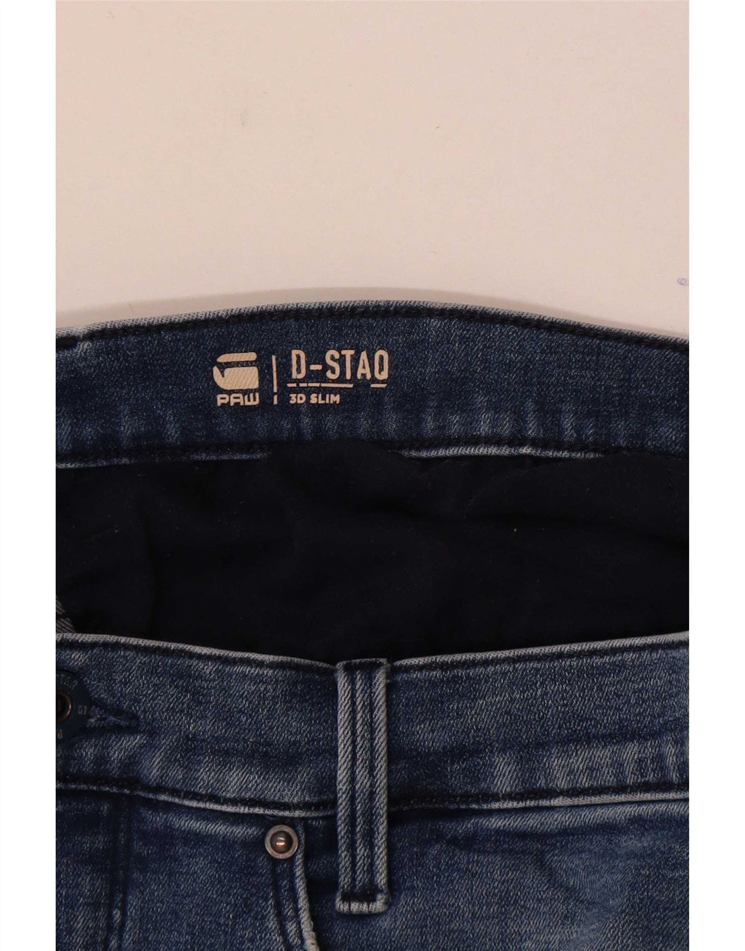 Jeans slim invecchiati da uomo G-Star W34 L32 Blu