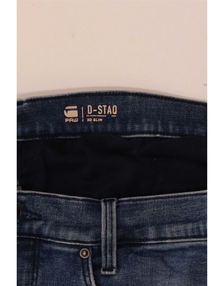 Jeans slim invecchiati da uomo G-Star W34 L32 Blu