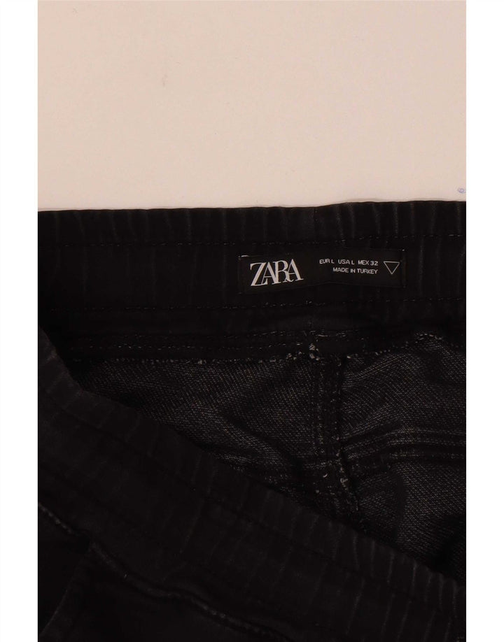 Pantaloncini casual da uomo Zara grandi W34 neri