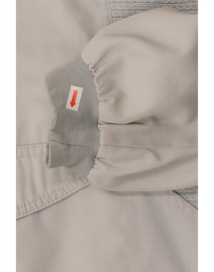 RADICI Mens Bomber Jacket UK 42 XL White Colourblock Vintage Radici and Second-Hand Radici from Messina Hembry 