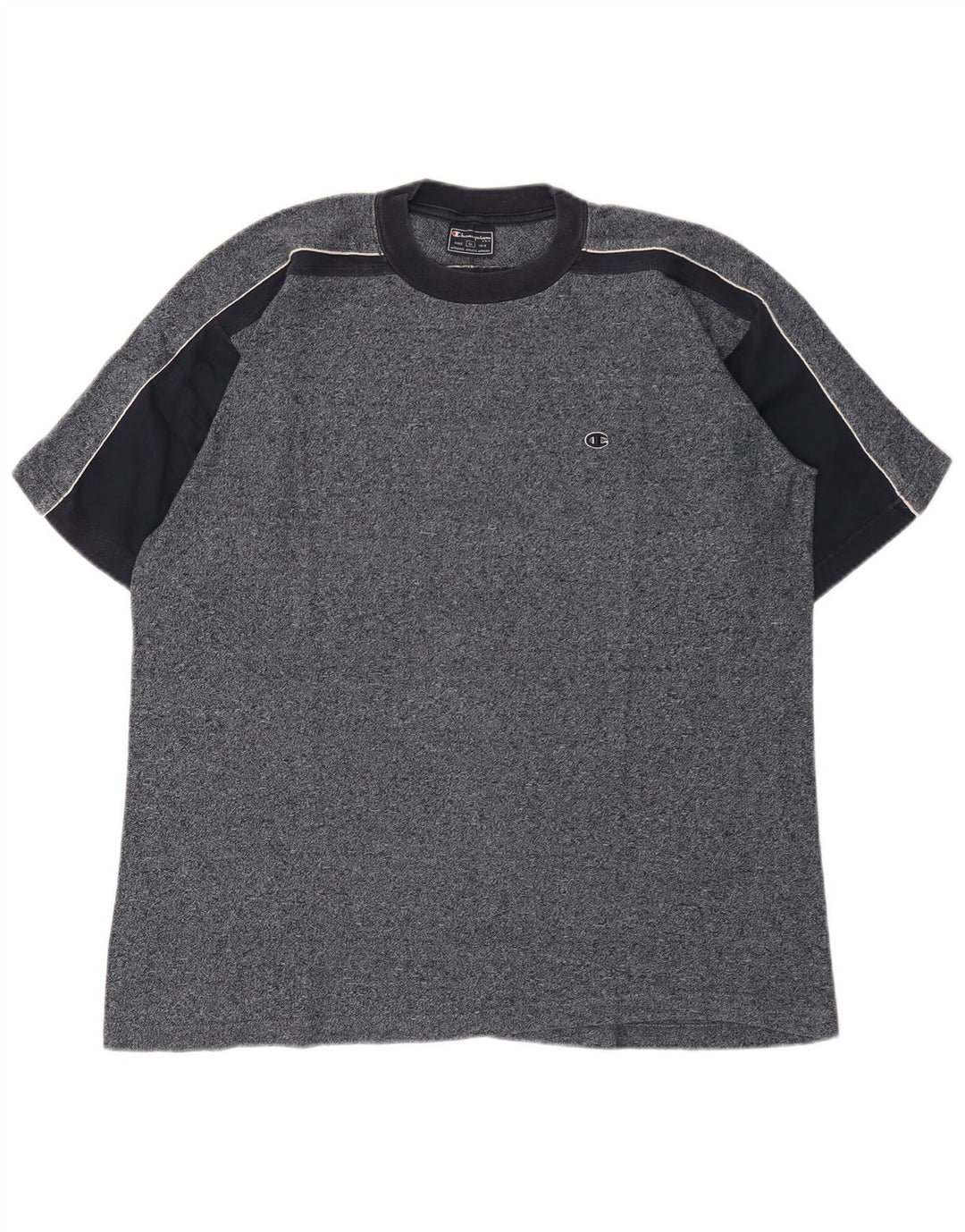 T-shirt da uomo Champion Top XL blu navy chiazzato