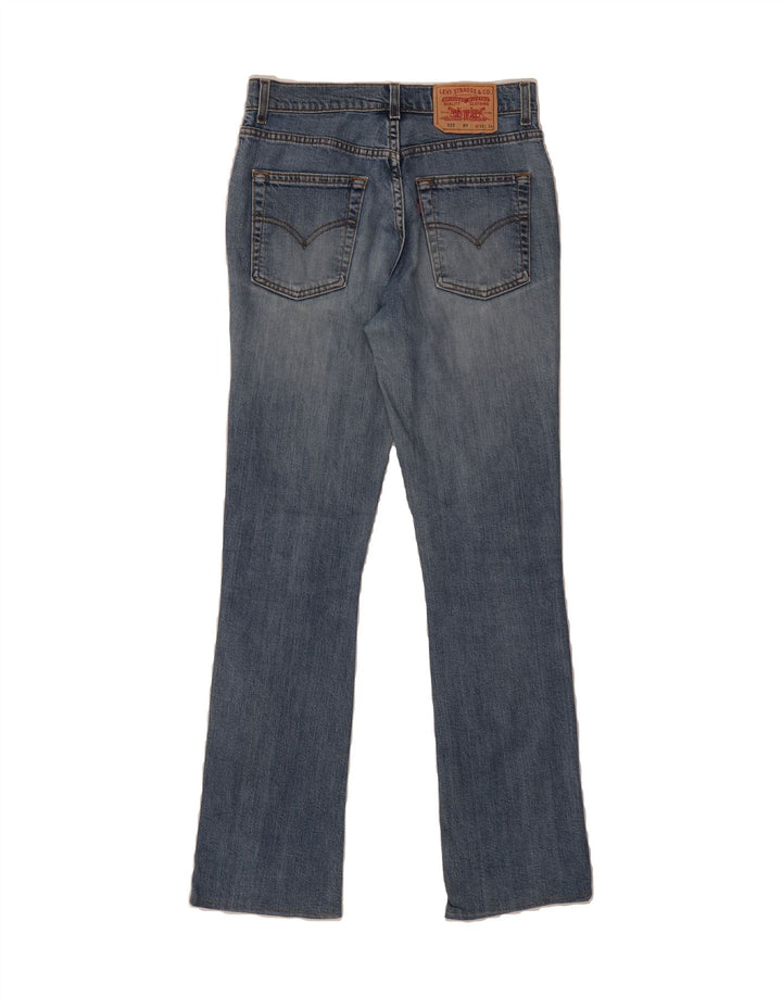 LEVI'S Womens 525 Straight Jeans W30 L30 Blue Cotton Vintage Levi's and Second-Hand Levi's from Messina Hembry 