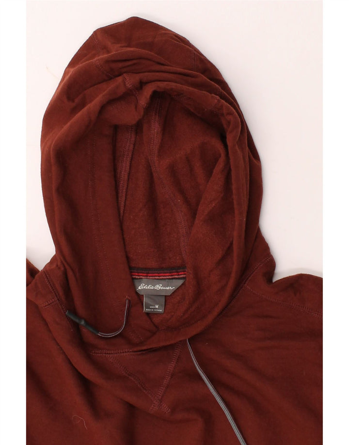 EDDIE BAUER Mens Hoodie Jumper Medium Brown Cotton Vintage Eddie Bauer and Second-Hand Eddie Bauer from Messina Hembry 