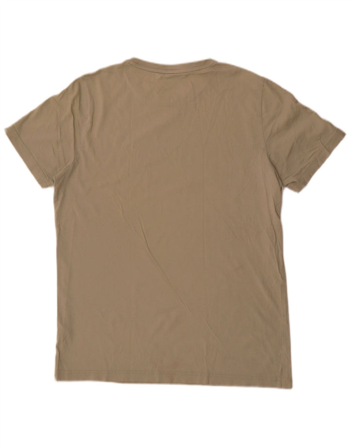 T-shirt grafica da uomo Puma Top in cotone grigio medio
