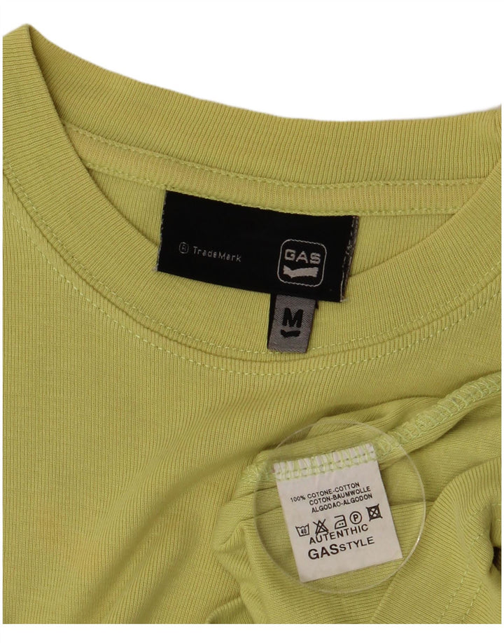 T-shirt da donna Gas Top UK 12 cotone verde medio