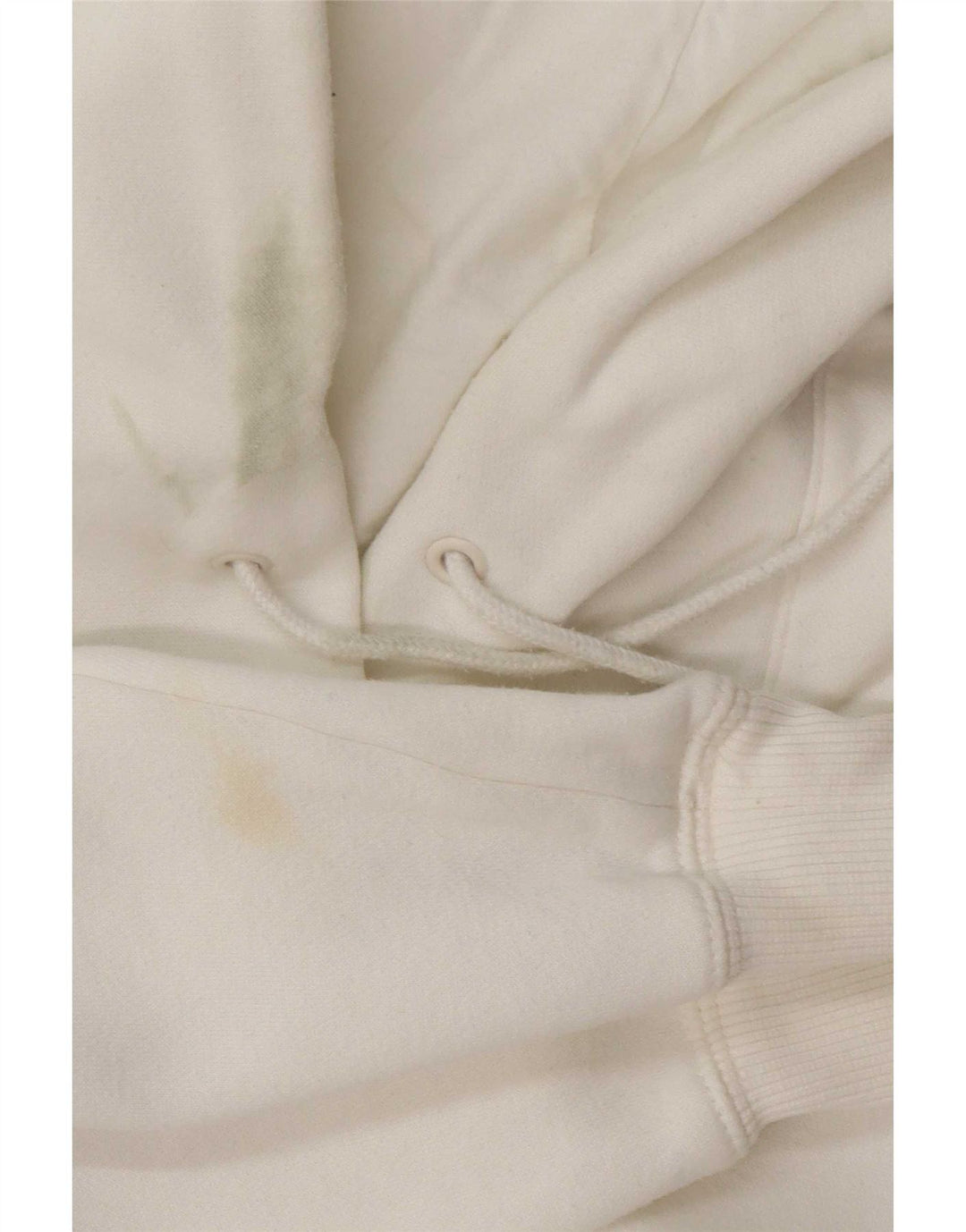 Maglia con cappuccio da donna Nike UK 14 cotone bianco medio