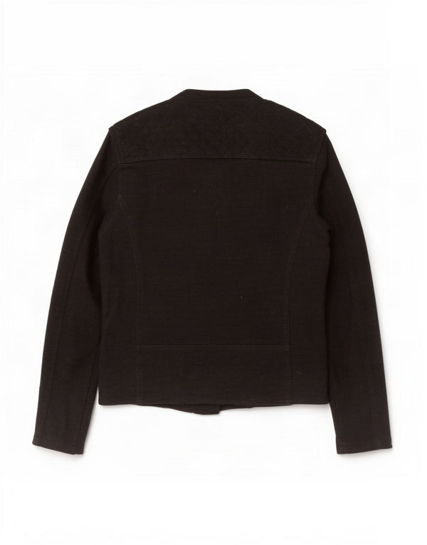 Giacca da corsa da donna Marks & Spencer UK 8 piccola in cotone nero
