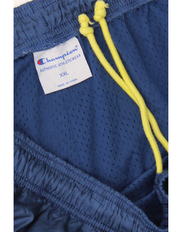 Pantaloncini da bagno da uomo Champion 2XL nylon blu navy