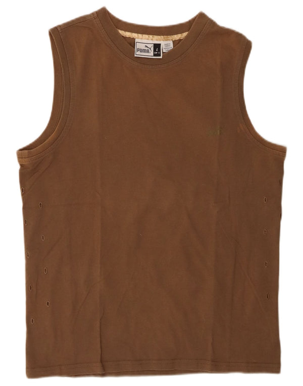 Canotta da donna Puma UK 16 grande marrone