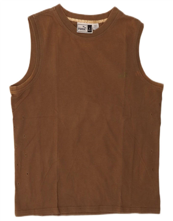 Canotta da donna Puma UK 16 grande marrone