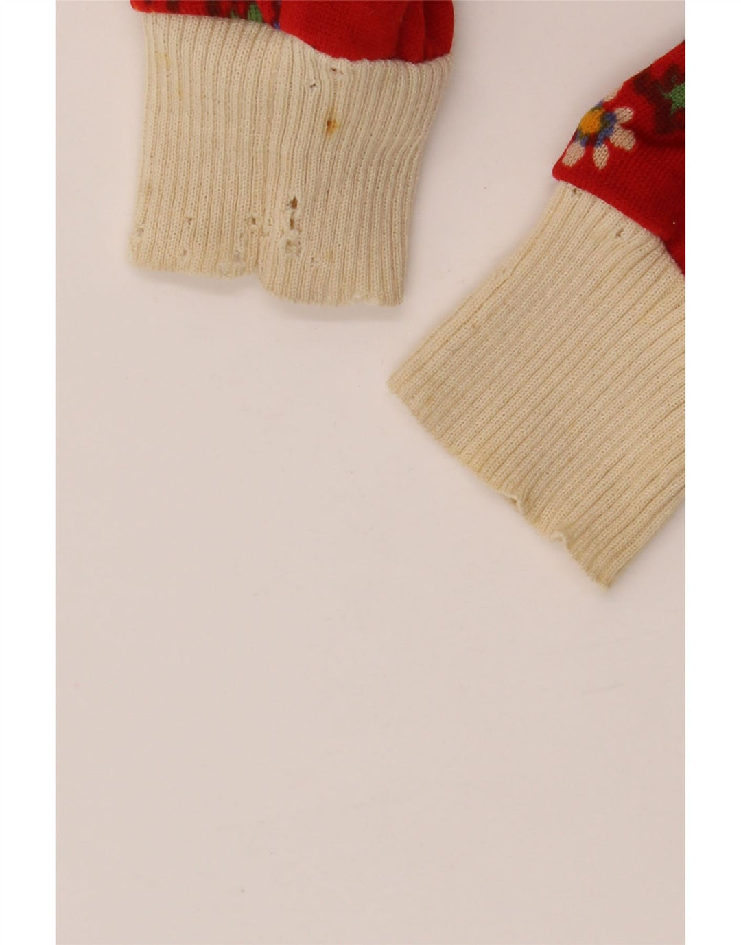 LUISA SPAGNOLI Maglione cardigan corto da donna UK 10 Piccolo rosso floreale