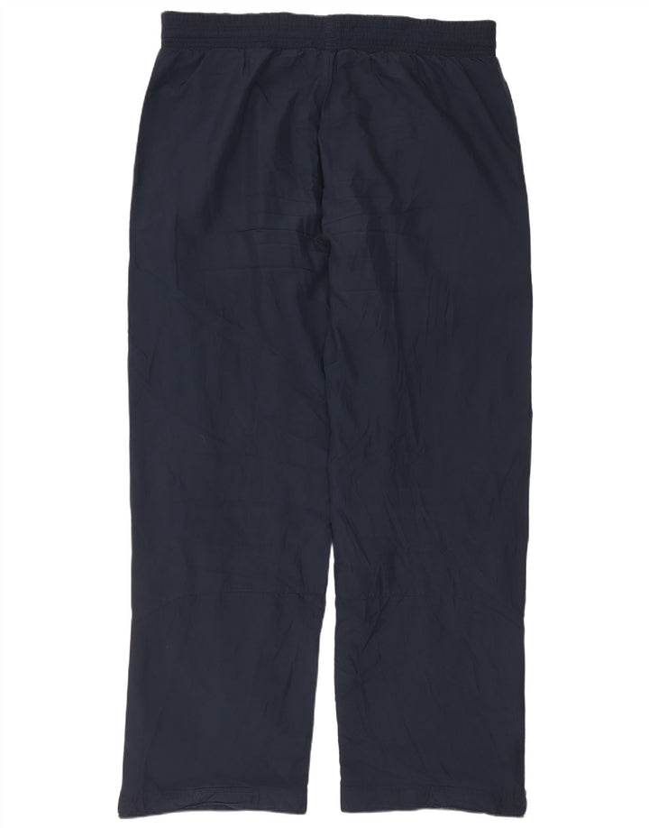 Pantaloni da tuta da uomo Reebok medi in poliestere blu navy
