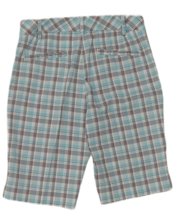 Pantaloncini chino da uomo Puma UK 8 Small W28 blu a quadri