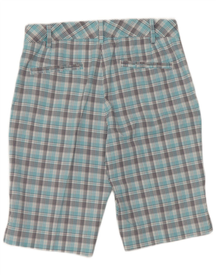 Pantaloncini chino da uomo Puma UK 8 Small W28 blu a quadri