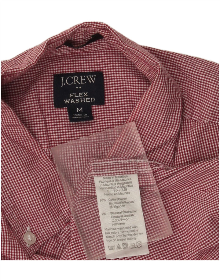 J. Crew Camicia slim lavata da uomo in cotone a quadretti rosso medio