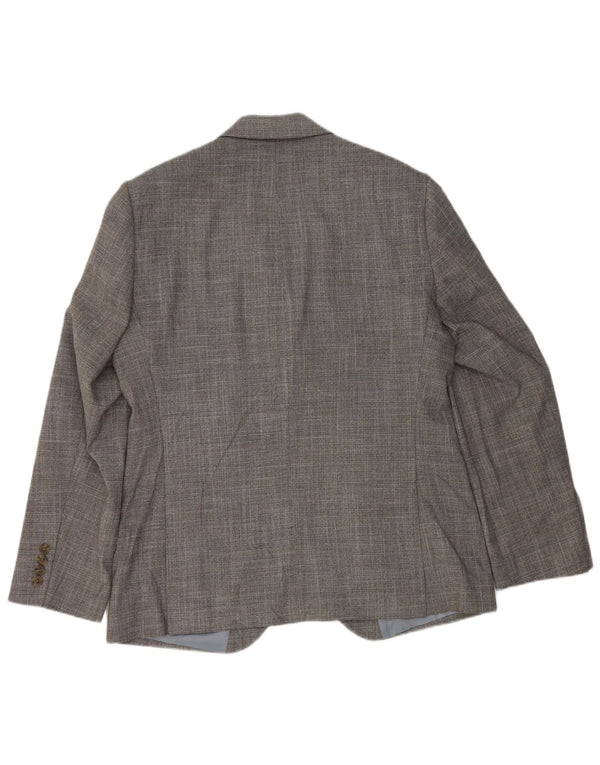 Giacca blazer da uomo su misura Marks & Spencer UK 40 grigio medio a quadri