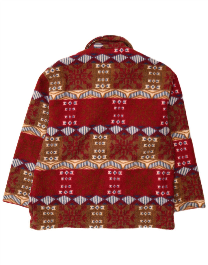 Giubbotto bomber vintage da uomo UK 42 XL multicolore Fair Isle