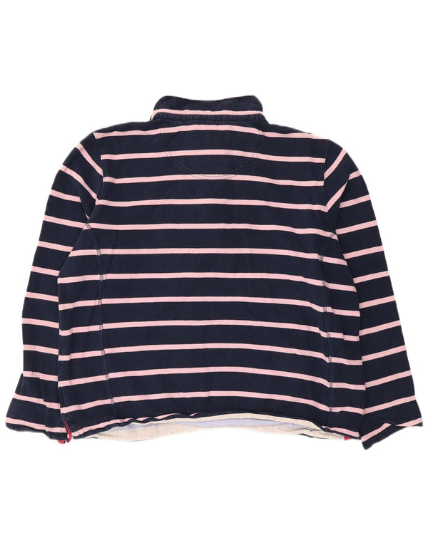 Crew Clothing Felpa oversize da donna Maglione UK 18 XL Blu navy a righe