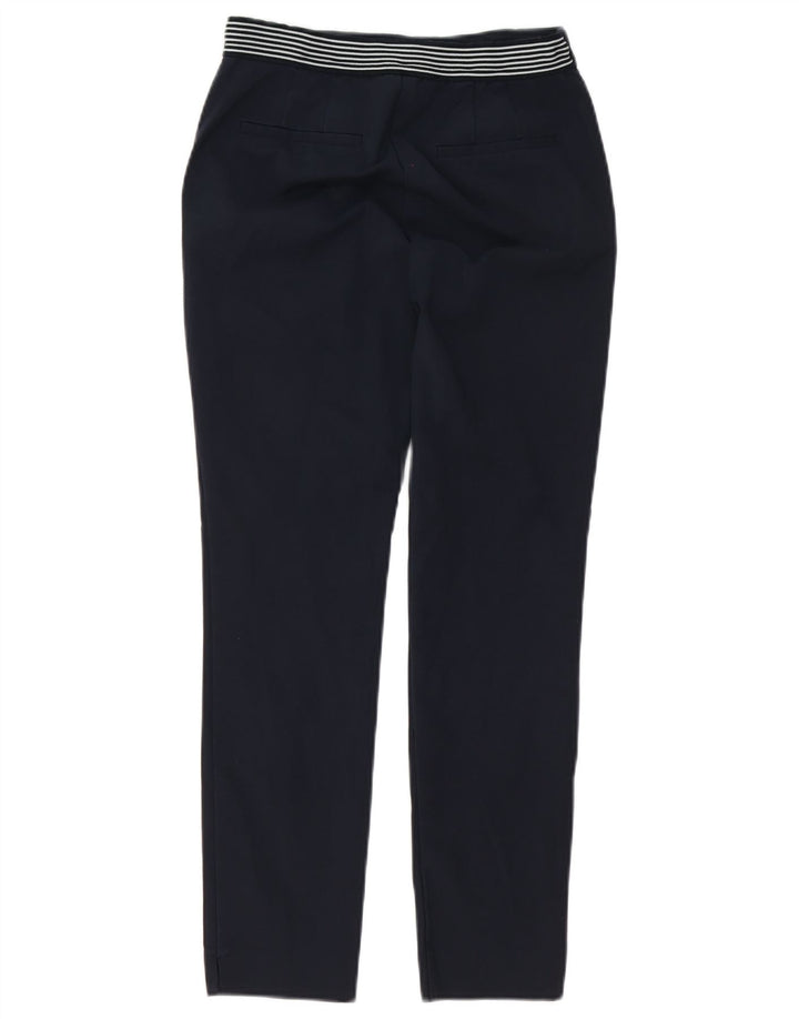 Pantaloni chino slim da donna Zara piccoli W26 L26 blu navy