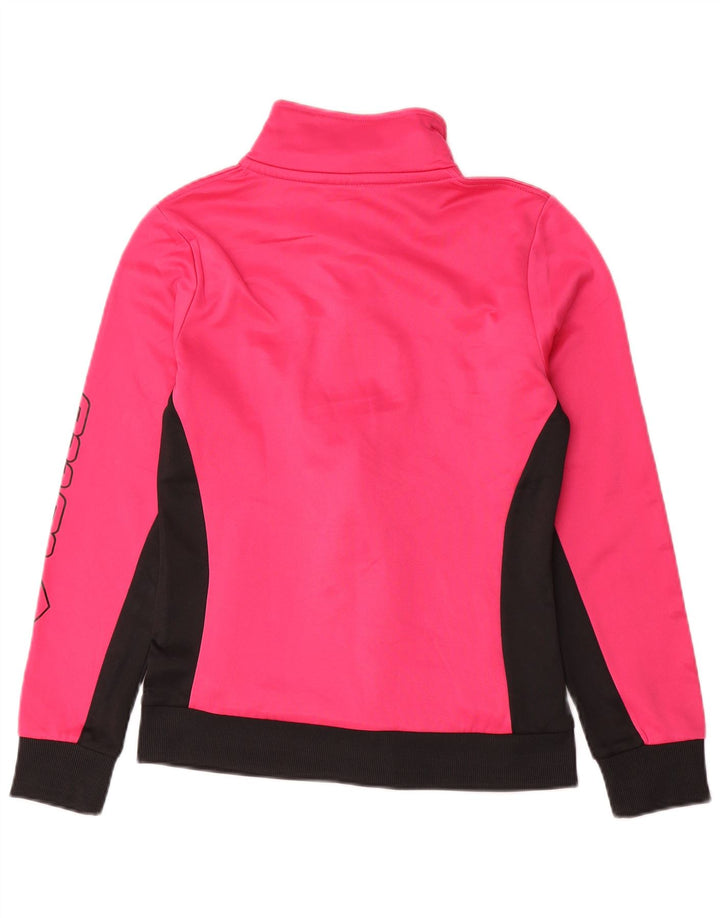 Giacca da ginnastica grafica da donna LOTTO UK 8 Small Pink Colourblock