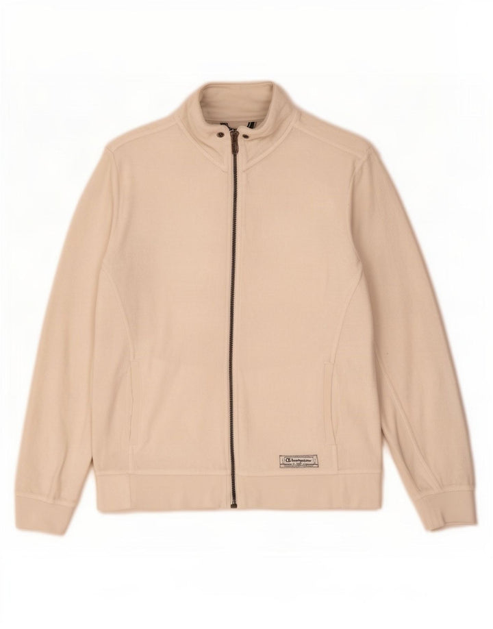 Giacca da tuta da donna Easy Fit Champion UK 14 Cotone beige medio