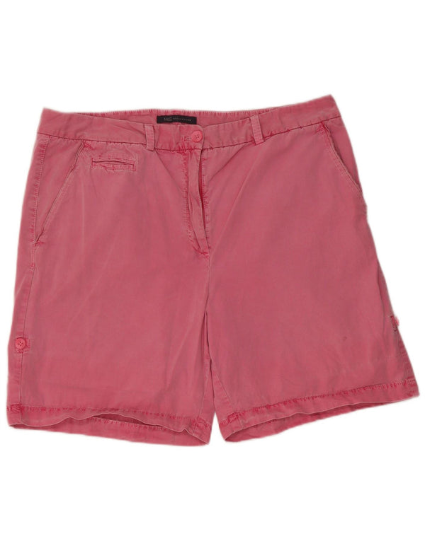 Pantaloncini chino da donna Marks & Spencer UK 16 Large W36 cotone rosa