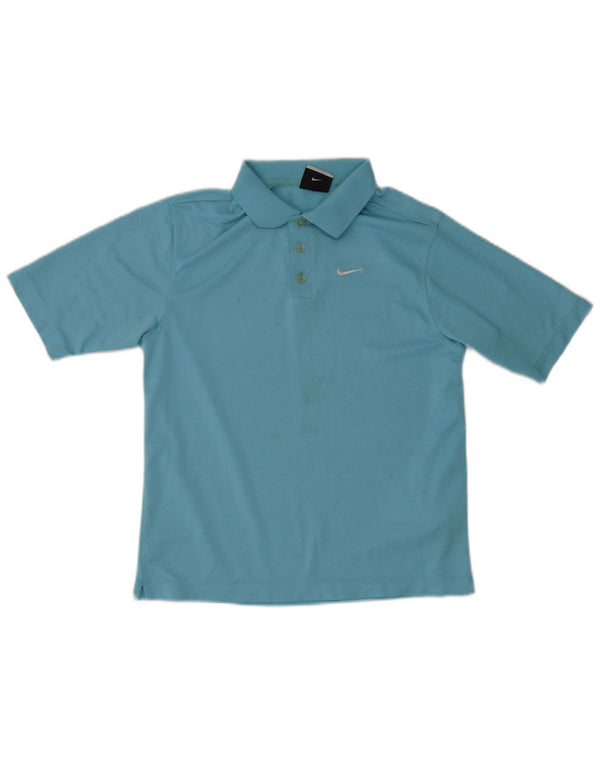 Polo Nike Ragazzo 12-13 Anni Large Blu Poliestere Sport