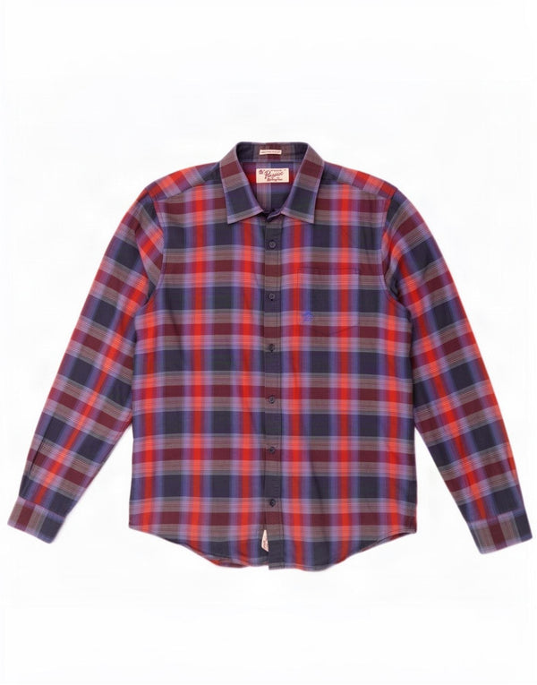 Penguin Mens Heritage Slim Fit Shirt Medium Multicoloured Check