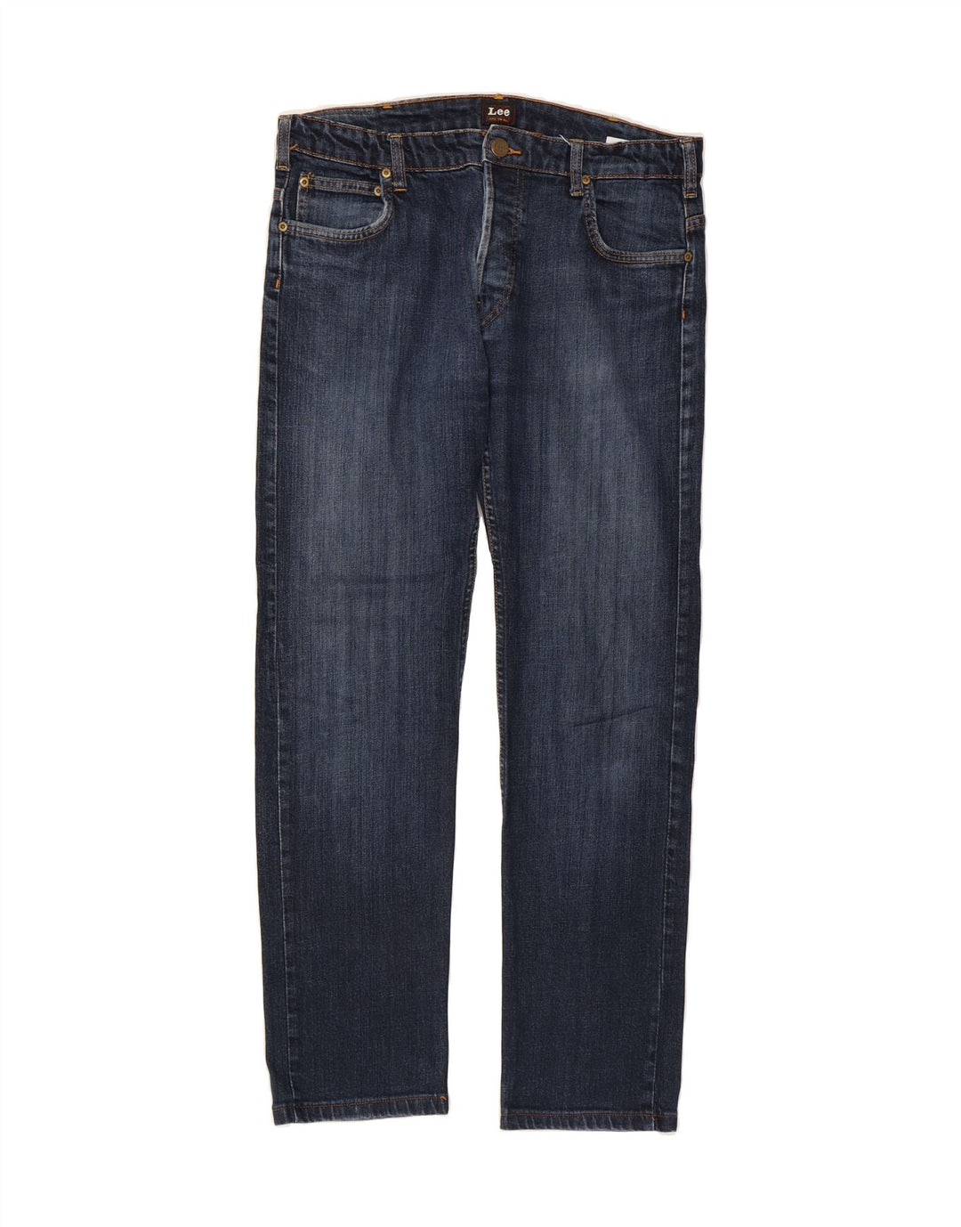 Jeans dritti Powell da donna LEE W34 L30 cotone blu navy