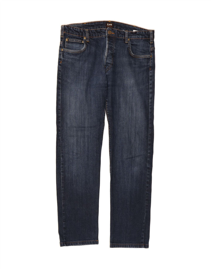 Jeans dritti Powell da donna LEE W34 L30 cotone blu navy