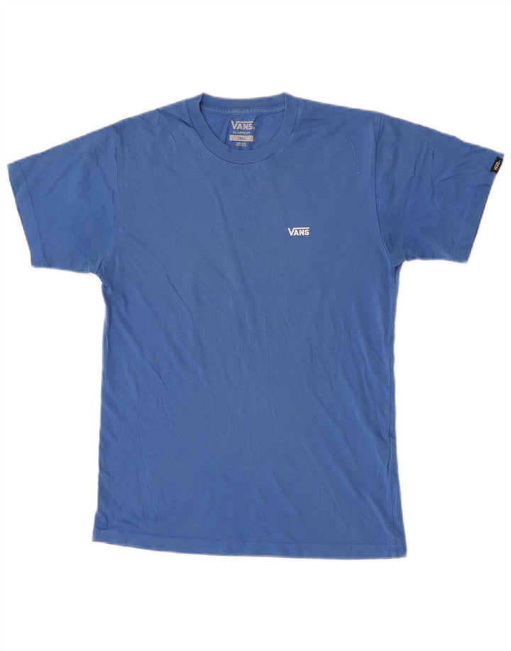 T-shirt da uomo Vans Classic Fit, piccola, in cotone blu