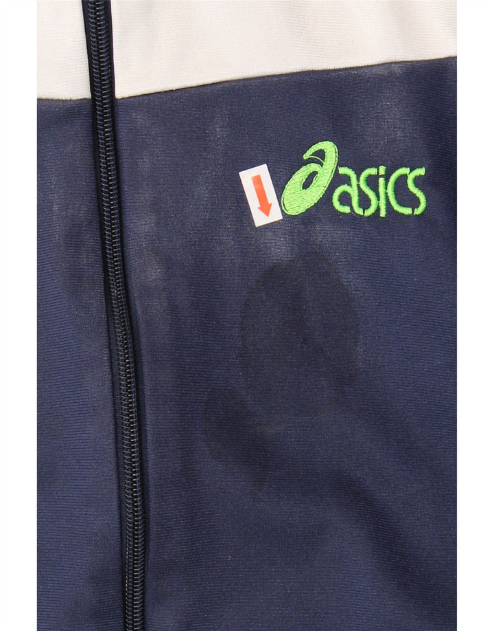Giacca sportiva da uomo con grafica Asics IT 46 Small Blu Navy Colourblock