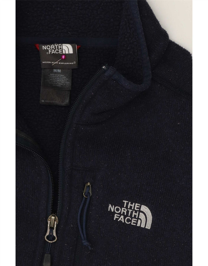 Maglione da uomo The North Face con zip e collo in poliestere medio blu navy