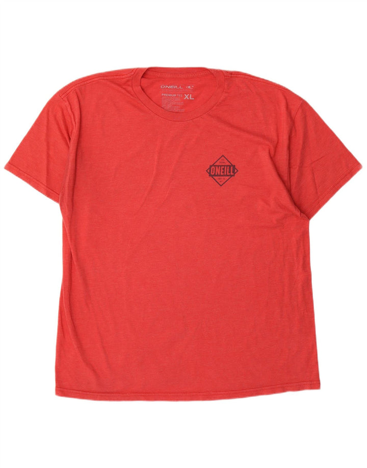 T-shirt grafica da uomo O'Neill Top XL in cotone rosso