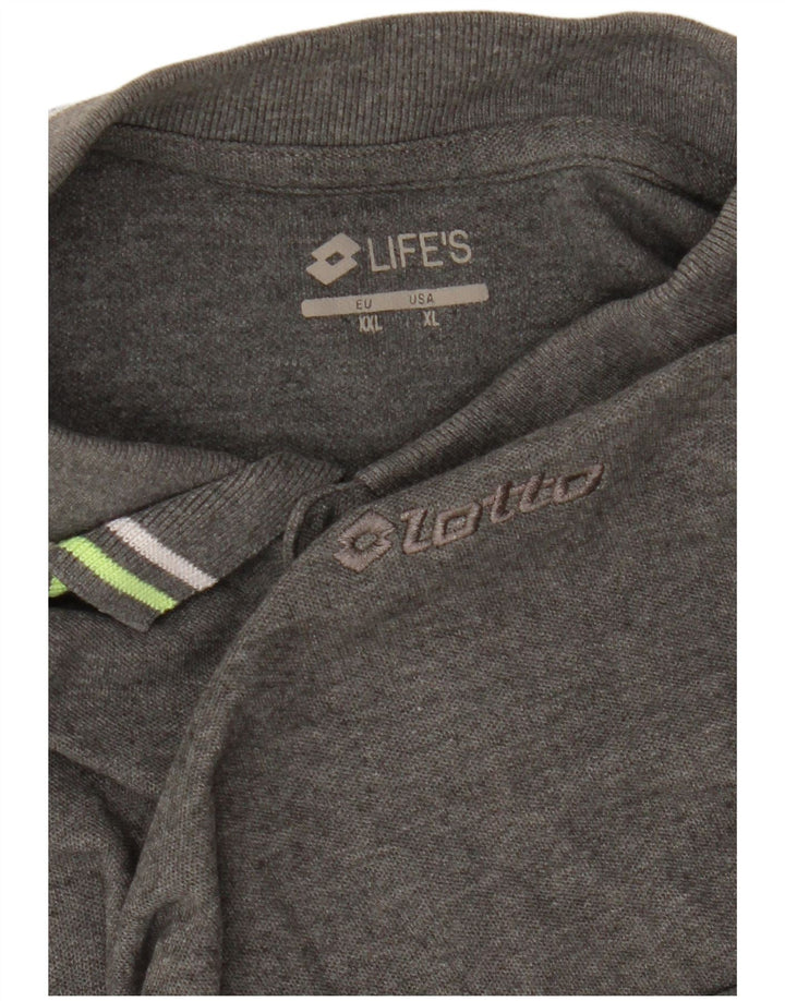 Polo da uomo LOTTO XL grigia