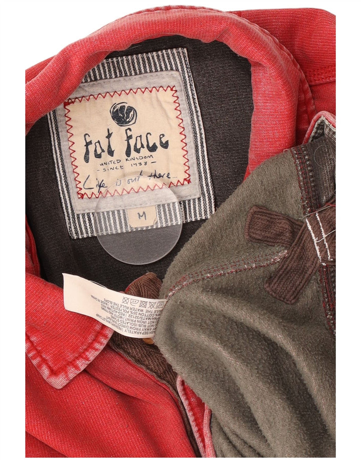 Felpa da uomo con collo alto Fat Face, maglione, cotone rosso medio
