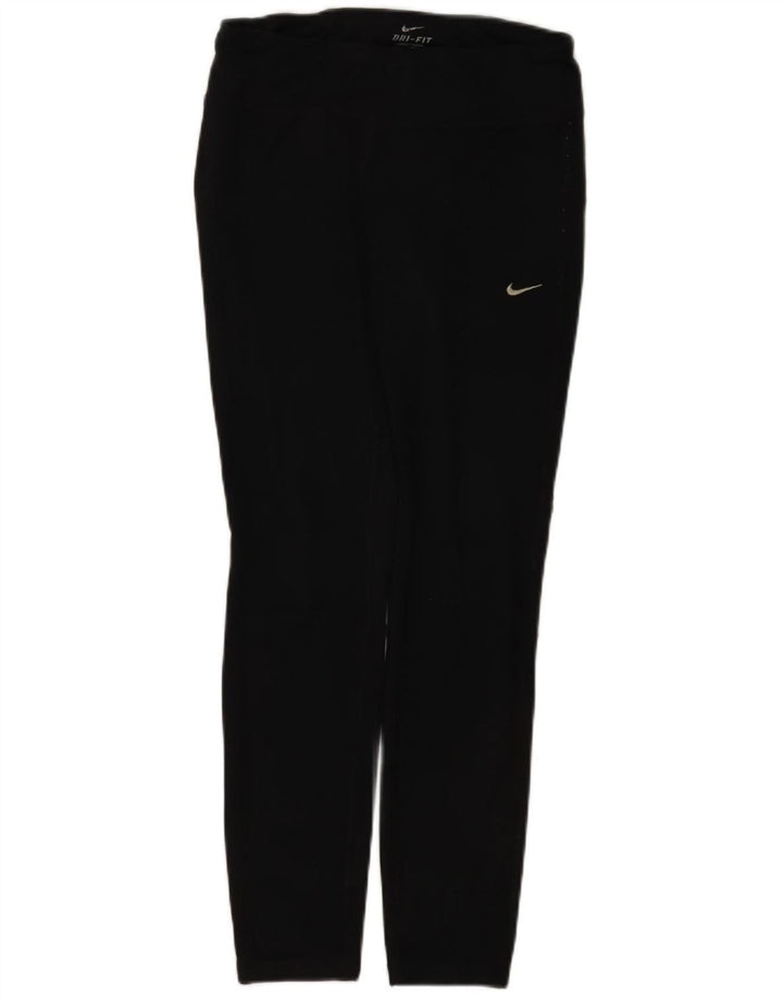 Leggings Nike Dri Fit da donna UK 12 medio nero poliestere