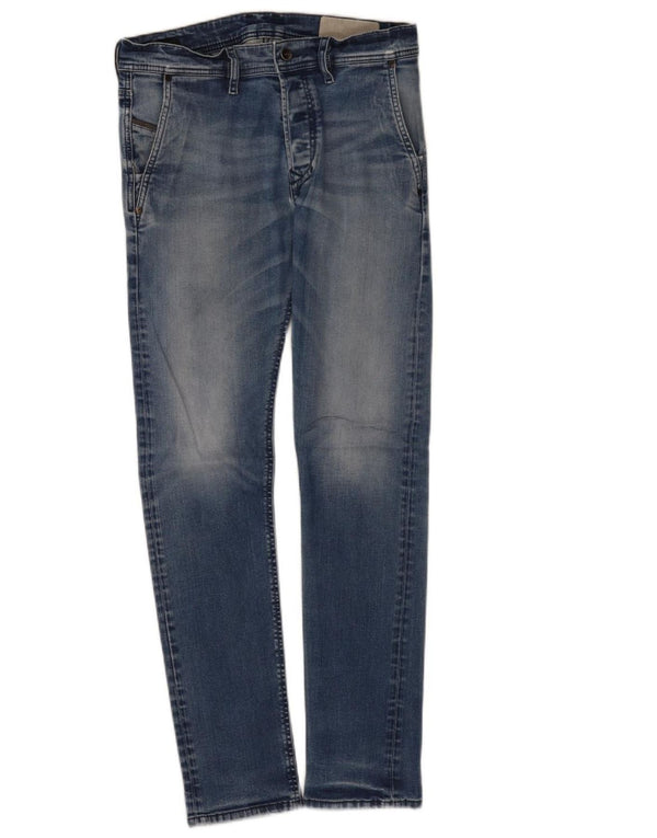 Jeans slim da uomo Diesel W29 L31 cotone blu