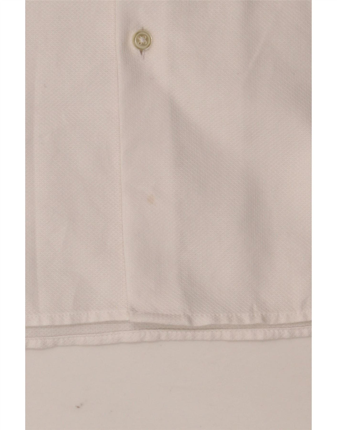 Camicia ZARA da uomo slim fit a maniche corte bianco medio