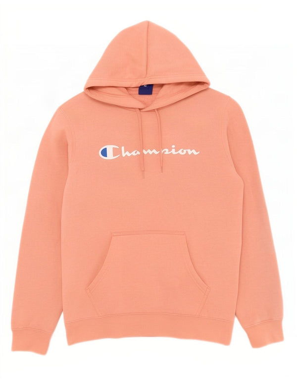 Maglione con cappuccio grafico da donna Champion UK 14 Cotone rosa medio
