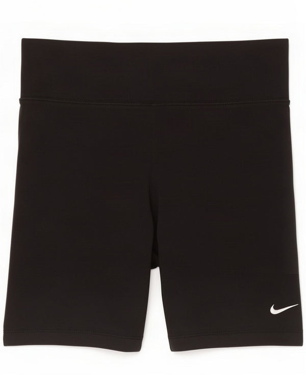 Pantaloncini sportivi da donna Nike UK 12 Medium Black Cotton