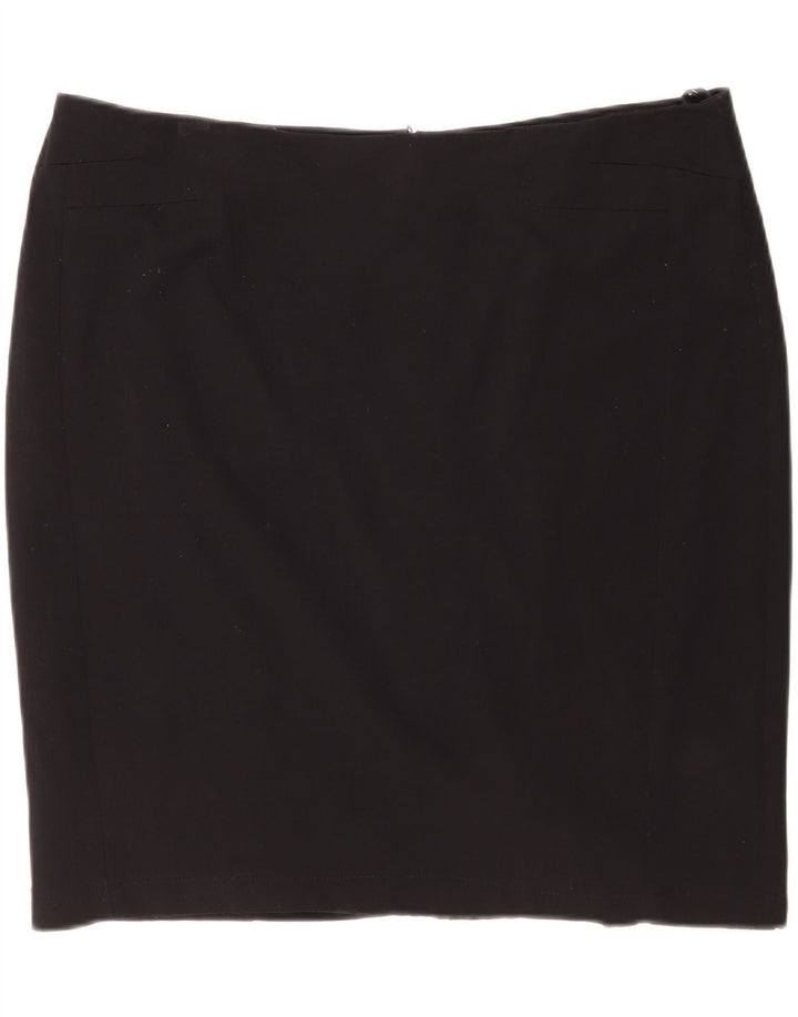 Gonna a tubino da donna Marks & Spencer UK 20 2XL W38 Poliestere nero