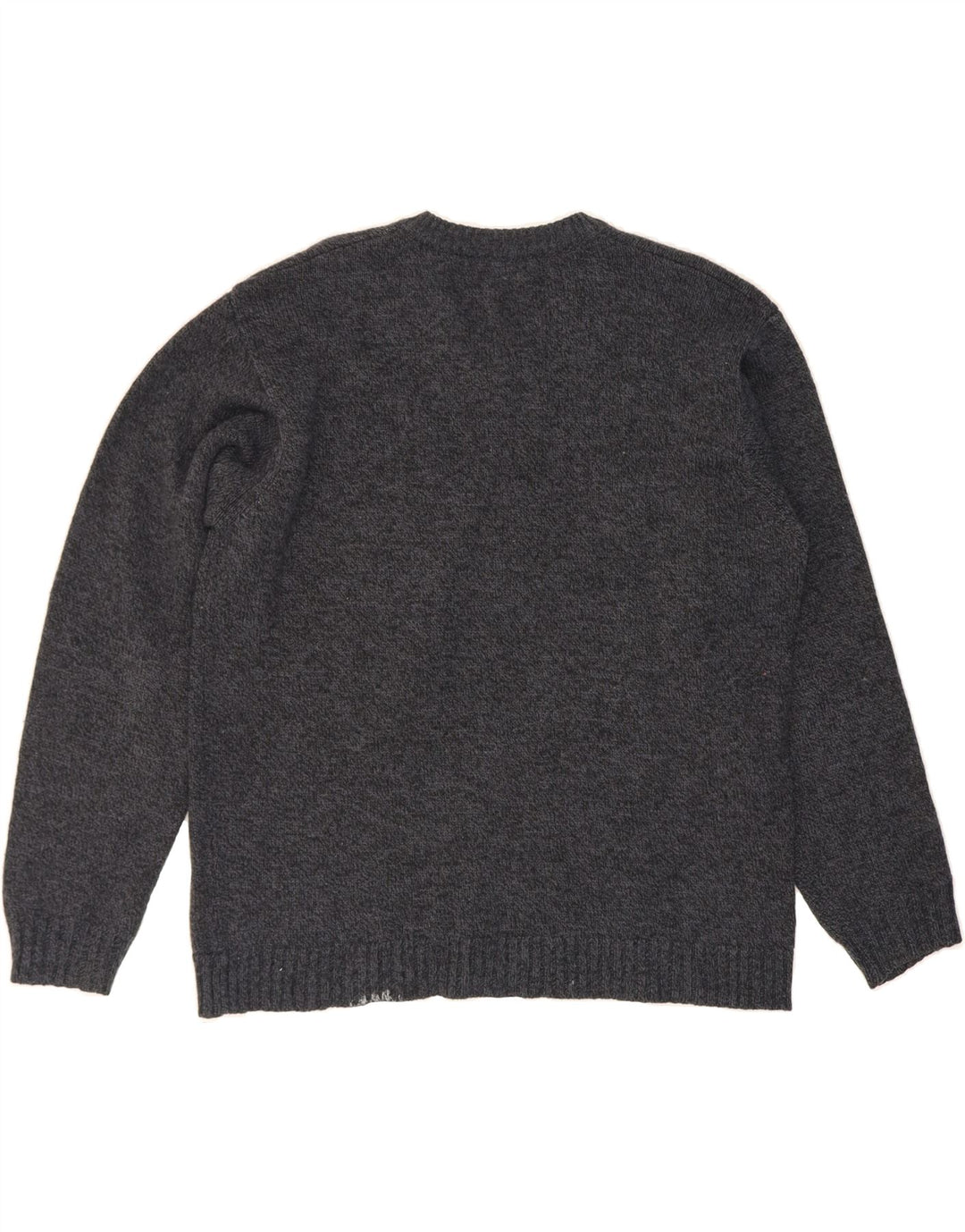 AVIREX Mens V-Neck Jumper Sweater Medium Grey Flecked Vintage Avirex and Second-Hand Avirex from Messina Hembry 