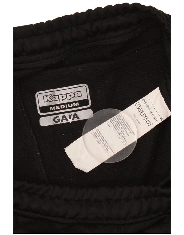 Pantaloncini sportivi Kappa Gara Bermuda da uomo medio nero in poliestere
