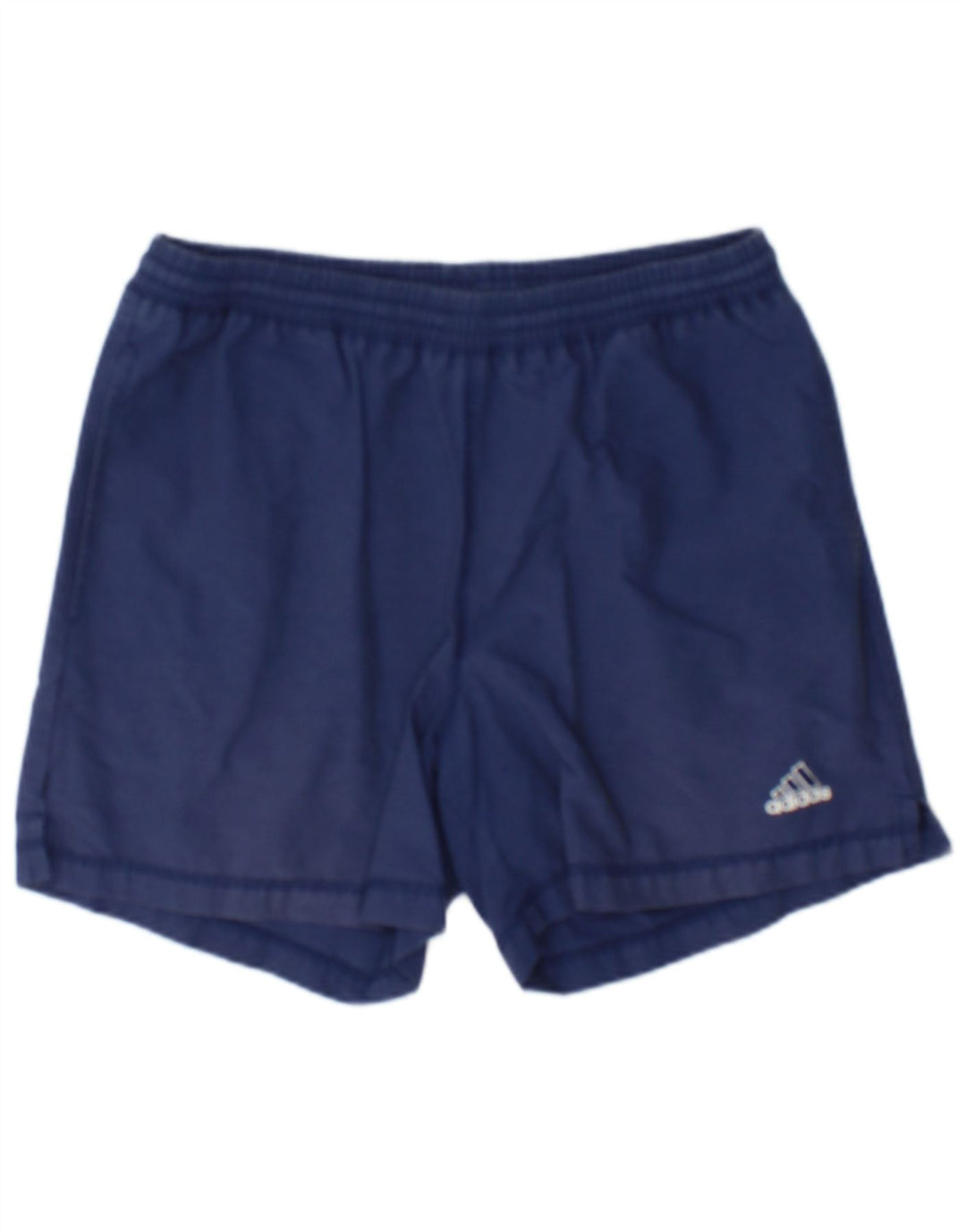 Pantaloncini sportivi da uomo Adidas medi in cotone blu navy